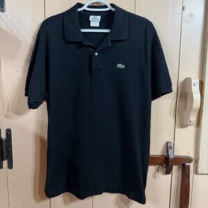 Lacoste Men's Polo Shirt in Black! WASHED ONCE! Great condition! Lacoste!!